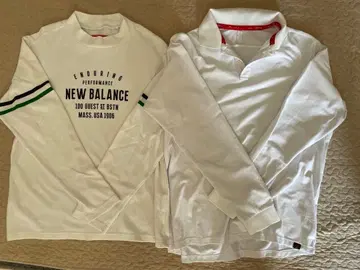 뉴발란스 롱 슬리브와 피케 셔츠 세트