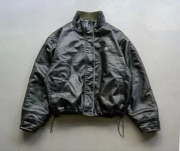 지저인 리버서블 PU 가죽 자켓