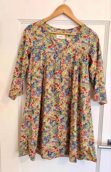 리버티 꽃무늬 튜닉 마가렛 애니