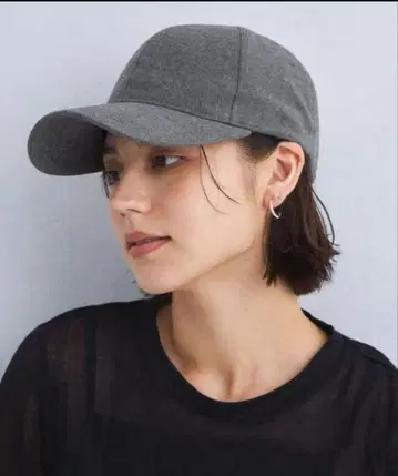 2024년 그린 라벨 릴랙싱 기모 피치 바이저 캡 그레이