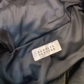 바니 뉴욕 네이비 다운 자켓