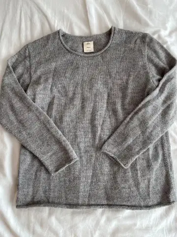 PUENTE Mano 그레이 라운드넥 스웨터