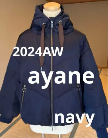 새상품급! 2024AW ayane 다운 자켓, 네이비