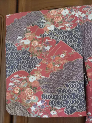 코몬 워셔블 기모노 동 안감 제외