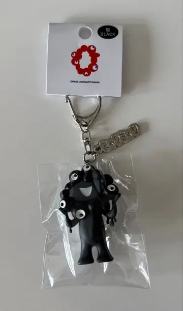 EXP02025 미야쿠미야쿠 입체 PVC 키링 플레이트 포함 블랙