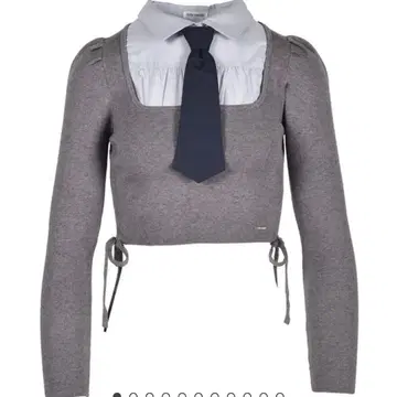 Rilly emulie Tie Drawstring Shirt Knit