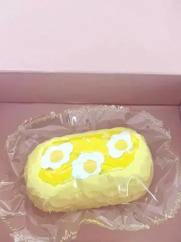 달걀빵 스퀴즈 쪼물쪼물