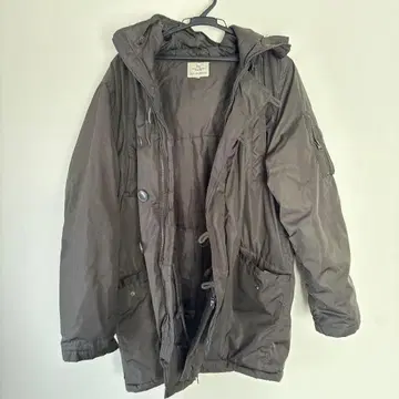 BLUE STANDARD 후드 부착 밀리터리 자켓 L 사이즈