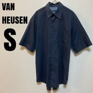 VAN HEUSEN  올 패턴 반팔 스트레치 셔츠 S