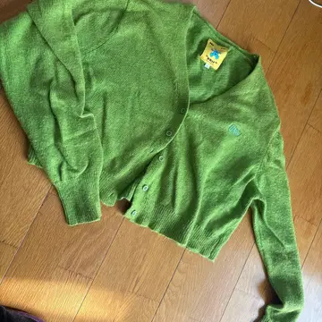 UNIF 그린 가디건 L