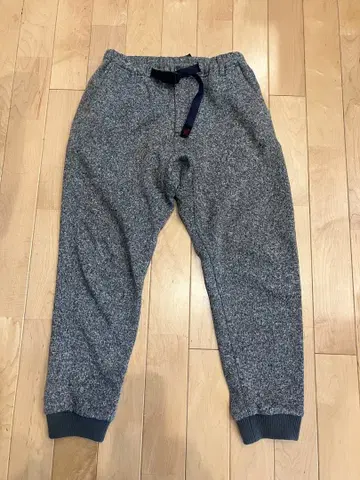 그라미치 본딩 니트 플리스 내로우 리브 팬츠 M