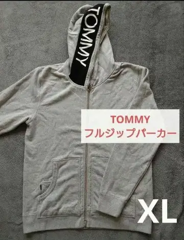 타미힐피거 후드티 긴팔 아우터 그레이 남성용 XL