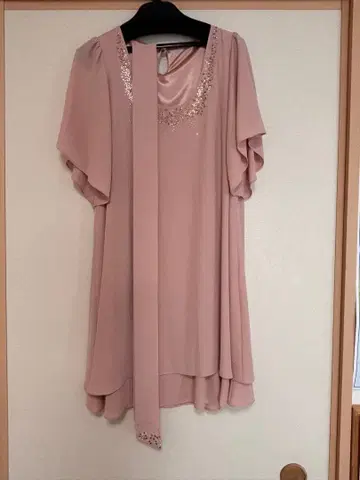 12Twelve agenda 핑크 플레어 슬리브 드레스