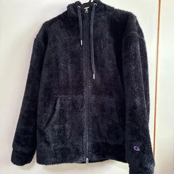Champion 플리스 자켓 블랙