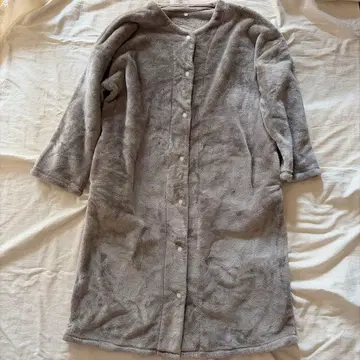 L 사이즈 무인양품 입는 담요 가운 가디건 롱