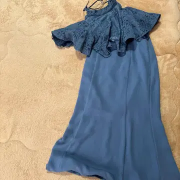 FRAY I.D 다크 블루 롱 드레스 size 0