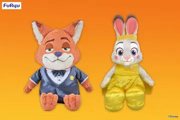 주토피아2 FukuFuku BIG 봉제 인형 4체 세트 디즈니