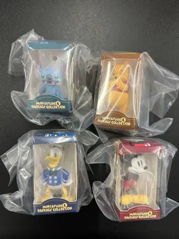 디즈니 캐릭터 미니어처 패키지 컬렉션 컴플리트 세트