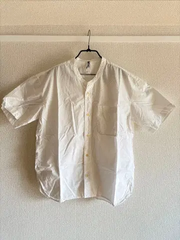 MHL. 화이트 반팔 셔츠