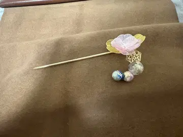 꽃 모티브 헤어콤 머리 장식