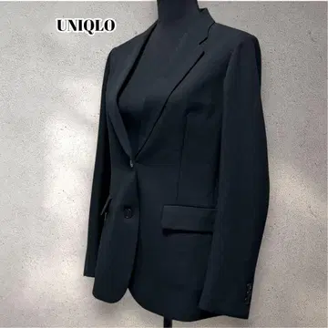 UNIQLO 새상품급 감동 자켓 테일러드 자켓 블랙 M 사이즈
