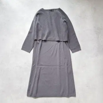 23구 워셔블 레이어드 니트 트윈 원피스 23AW
