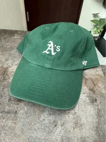 47브랜드 A's 야구 모자 그린