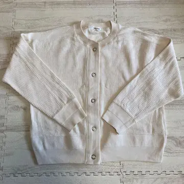 DOORS FORK&SPOON 겟 리브 가디건 아이보리