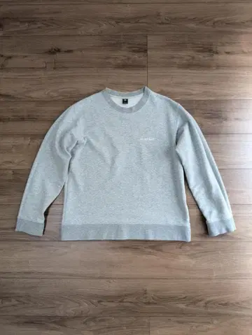 mont-bell 그레이 크루넥 맨투맨