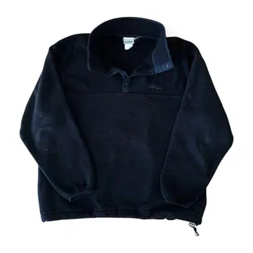 엘엘빈 블랙 플리스 자켓 풀오버