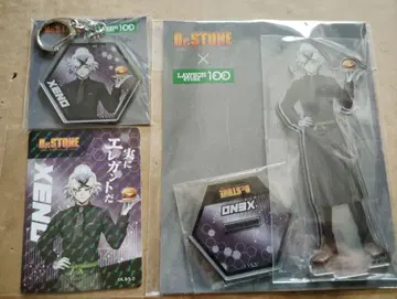 Dr. 제노 아크릴 스탠드 키링 카드 로손 스토어 100 닥터 스톤