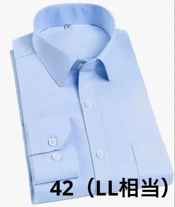 와이셔츠 형태 안정 노다리미 입체 재단 초속건성 레귤러 카라 LL