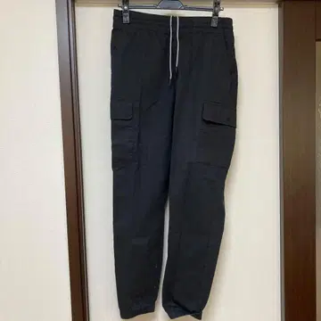 뉴발란스 블랙 카고 팬츠 허리밴딩