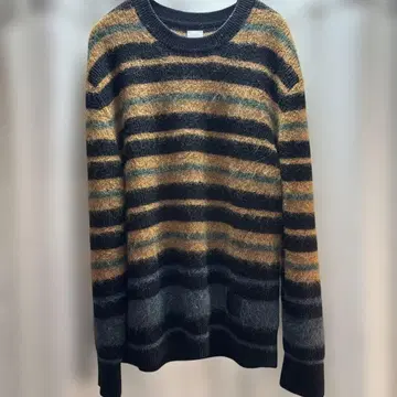 21AW 폴스미스 프레피 스트라이프 크루넥 니트