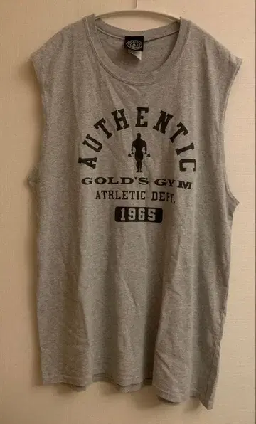 GOLD'S GYM 그레이 탱크탑 사이즈 L