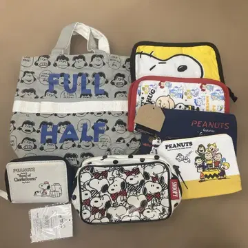 PEANUTS 스누피 백 등 세트 7점