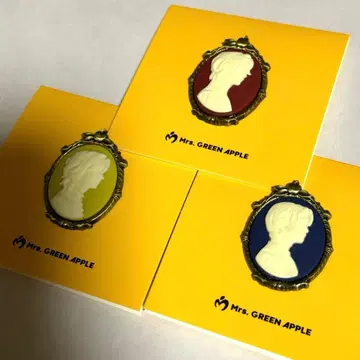 Mrs. GREEN APPLE 미세스 바벨탑 카메오 핀즈