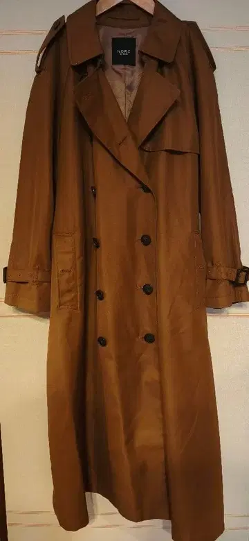 N.O.R.C by the line 롱 트렌치코트 브라운