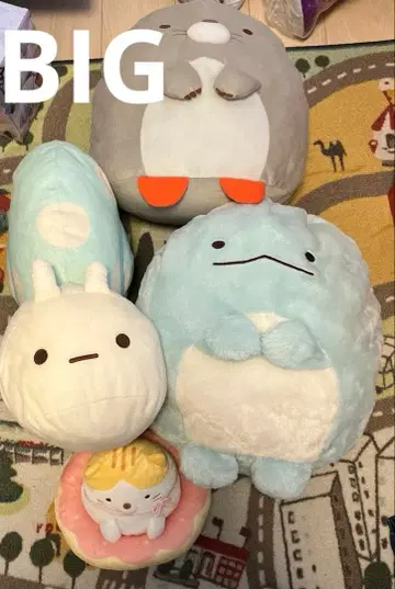 스미코구라시 토카게 고양이 두더지 가짜 달팽이 BIG 봉제 인형