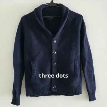 there dots 쓰리도츠 캐시미어 혼방 가디건 네이비