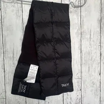 TAION 다운 머플러 블랙