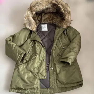 백 넘버 마루하치 콜라보 밀리터리 다운 자켓