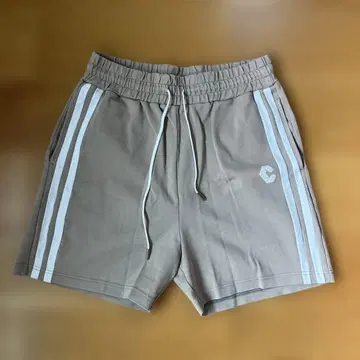 CRONOS 스트라이프 베이지 숏팬츠