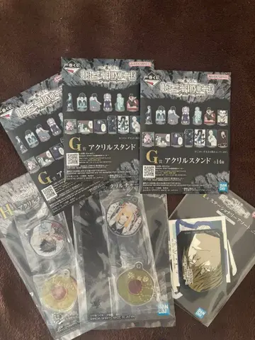 제일복권 데스노트 아크릴 스탠드 스티커 참