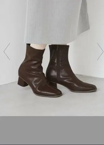 부츠 다크 브라운 가죽