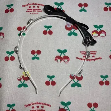 pium 머리띠 하트 비쥬 실버