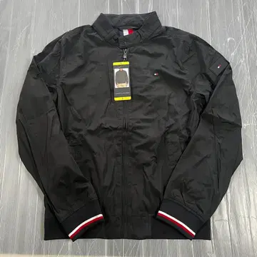 택 포함 타미힐피거 남성용 보머 자켓 US/S 블랙 4