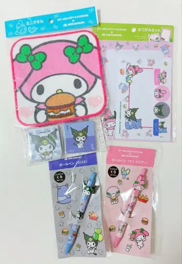 모스버거 마이멜로디 쿠로미 콜라보 세트 5종