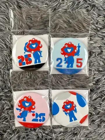 EXPO2025 미야쿠미야쿠 캔뱃지 오사카 엑스포 4개 세트