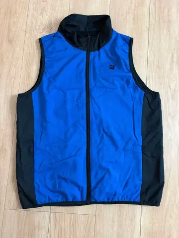 브릿지스톤 골프 남성용 베스트 파랑 블랙